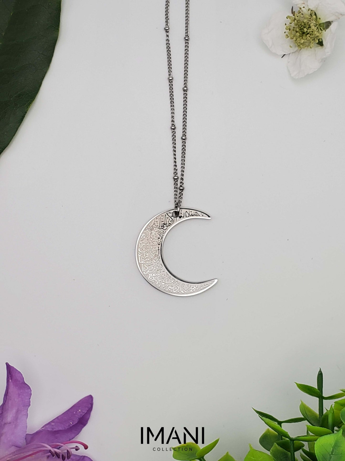 Ayatul Kursi | Crescent Necklace